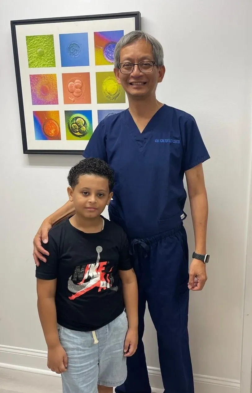 Doctor with patient in office