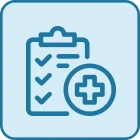 Medical checklist illustration